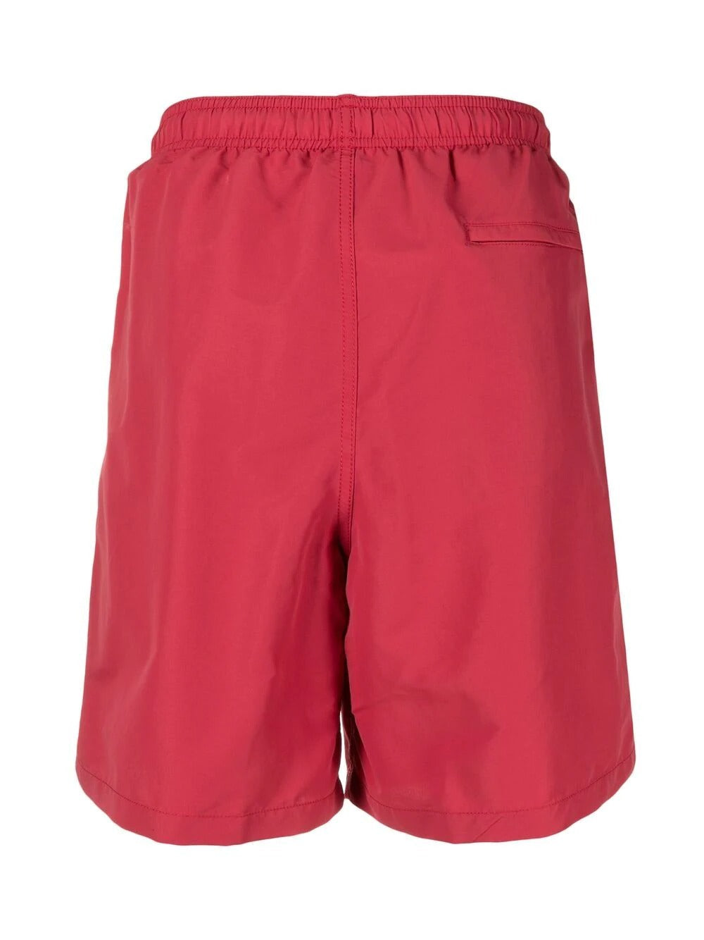 LOGO-PRINT SWIM SHORTS RED