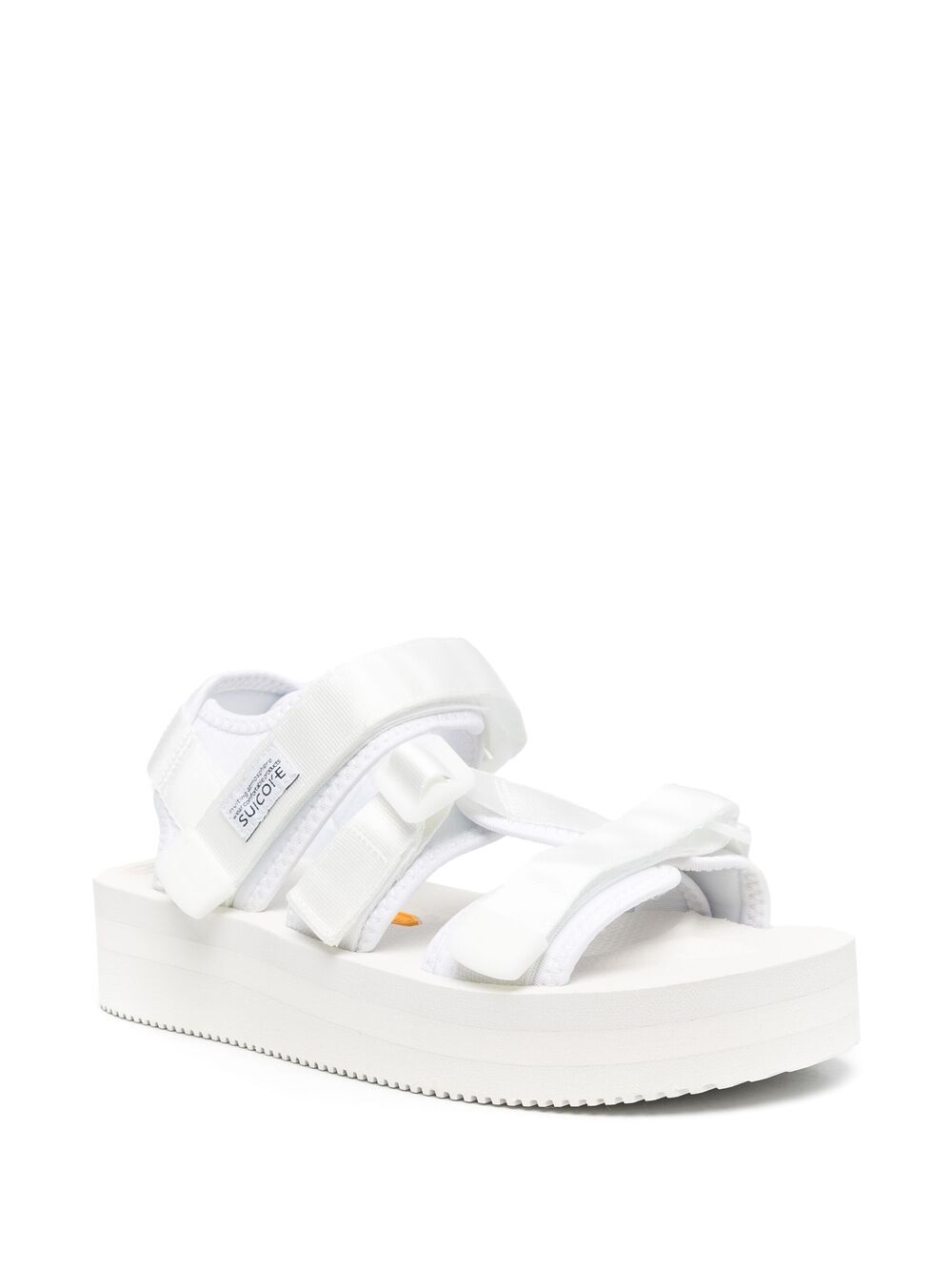 KISEI OPEN-TOE SANDALS WHT