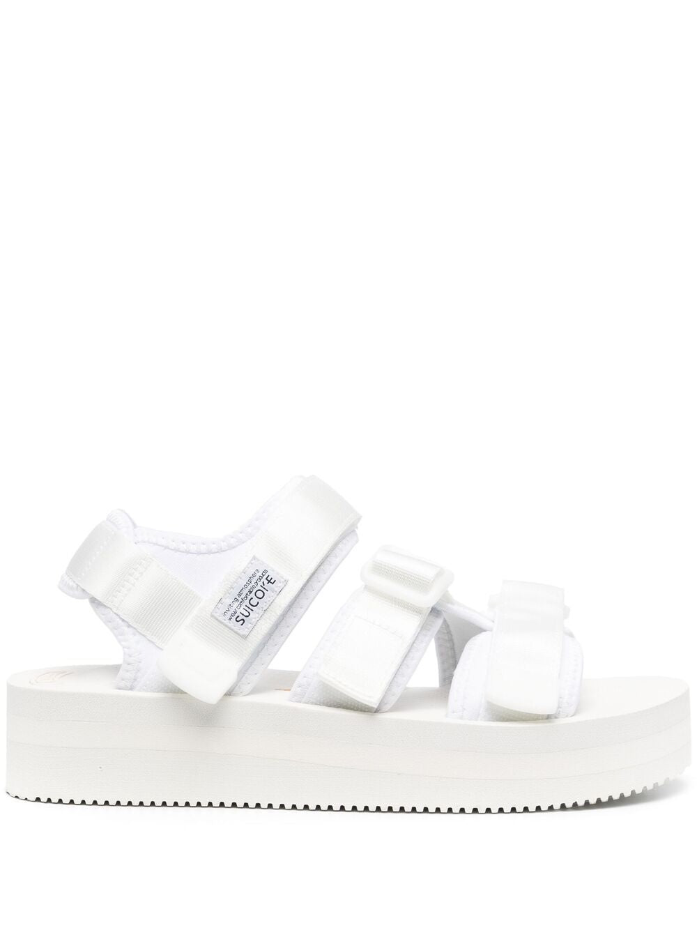 KISEI OPEN-TOE SANDALS WHT