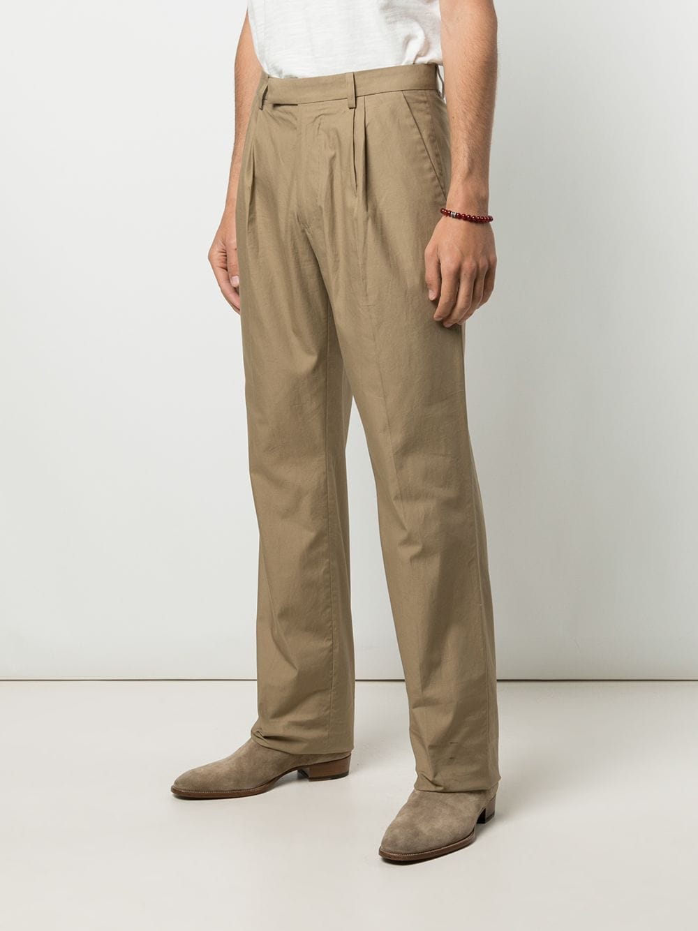 SINGLE PLEAT RELAXED TROUSER 210 KHA BEI