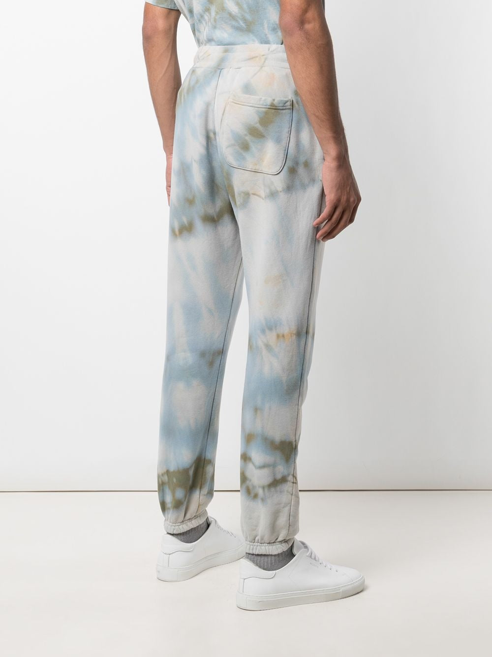 LA TIE-DYE PRINT TRACK TROUSERS