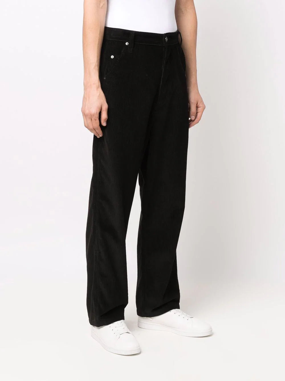 STRAIGH-LEG CORDUROY TROUSERS