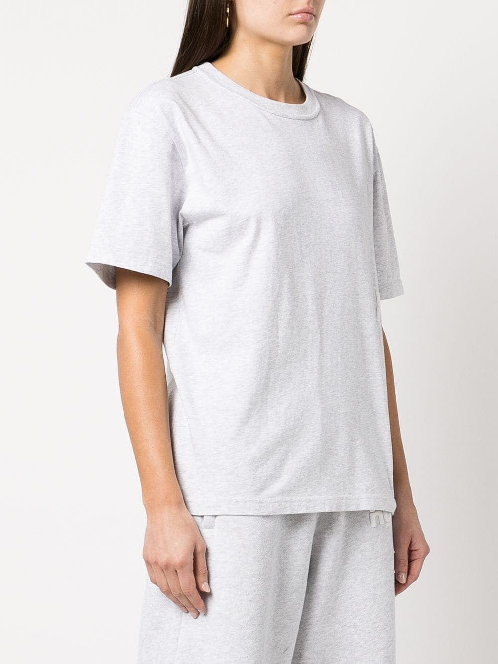 ESSENTIAL JSY S/S TEE W/ PUFF LOGO& BOUND NECK