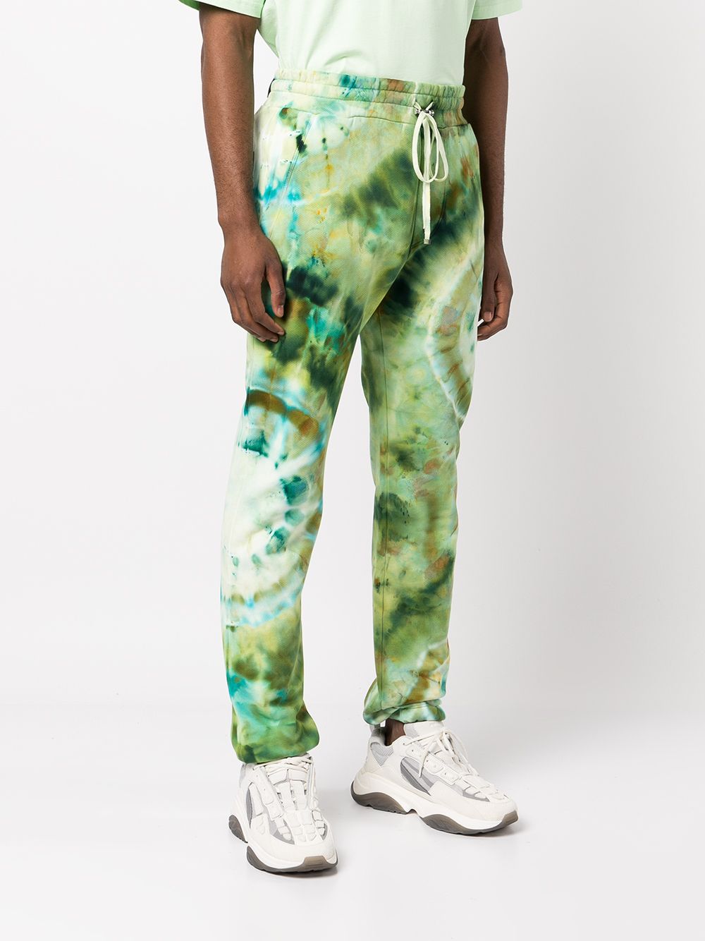 TIE-DYE COTTON TRACK PANTS