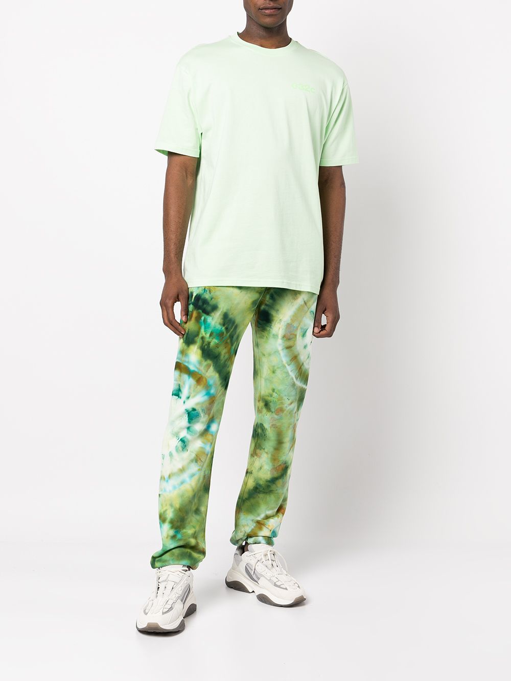 TIE-DYE COTTON TRACK PANTS