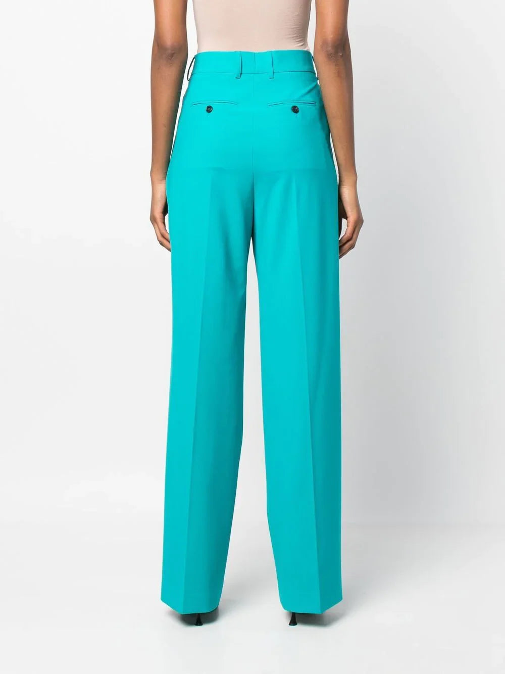 MSGM STRAIGH-LEG WOOL TROUSERS