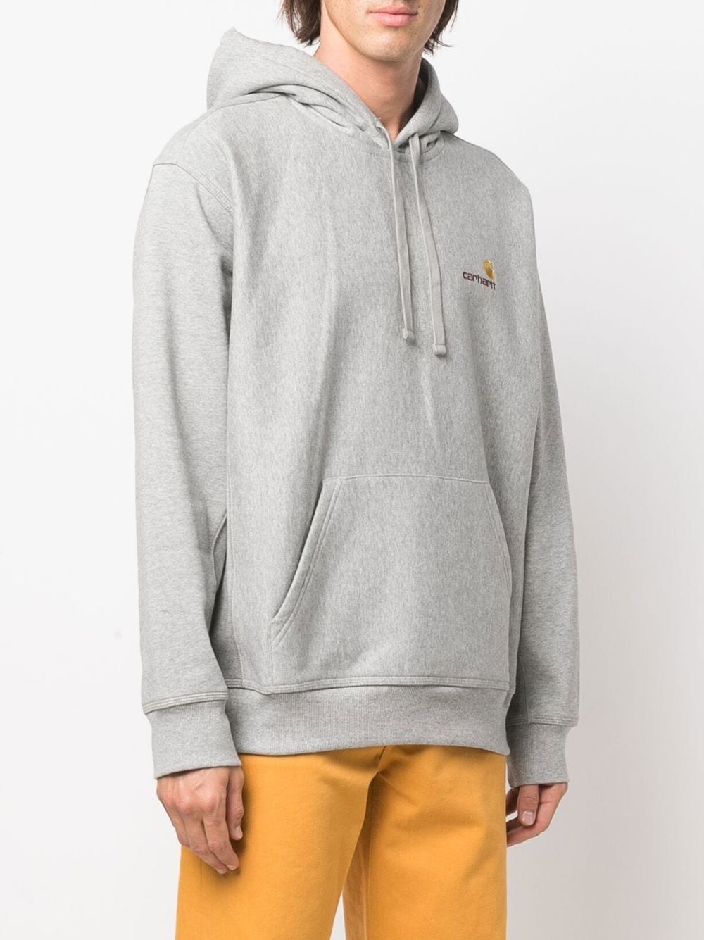 CARHARTT AMERICAN SCRIPT LOGO-EMBROIDERED HOODIE