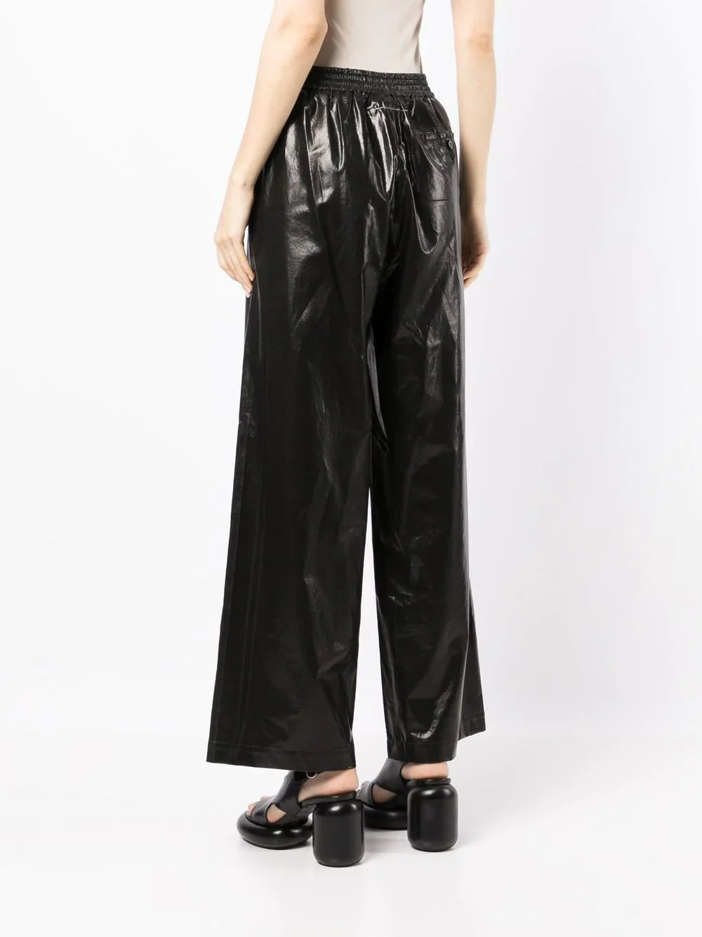 HIGH-WAISTED WIDE-LEG TROUSERS