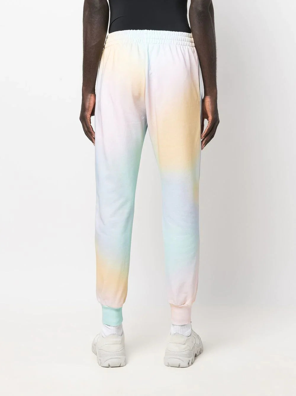 TIE-DYE LOGO-EMBROIDERED PANTS TIE DYE.