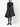 PLEATED FULL TAFFETA SKIRT 001 BLK