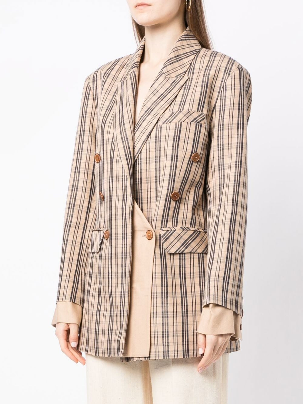 LEANNA LIGHTWEIGHT TAILORING BREASTED BLAZER