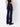 TAILORED STRAIGHT LEG TROUSERS 43 NAV