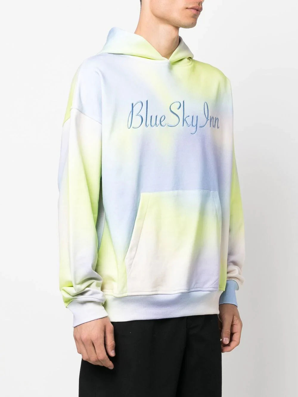 EMBROIDERED-LOGO TIE DYE HOODIE TIE DYE