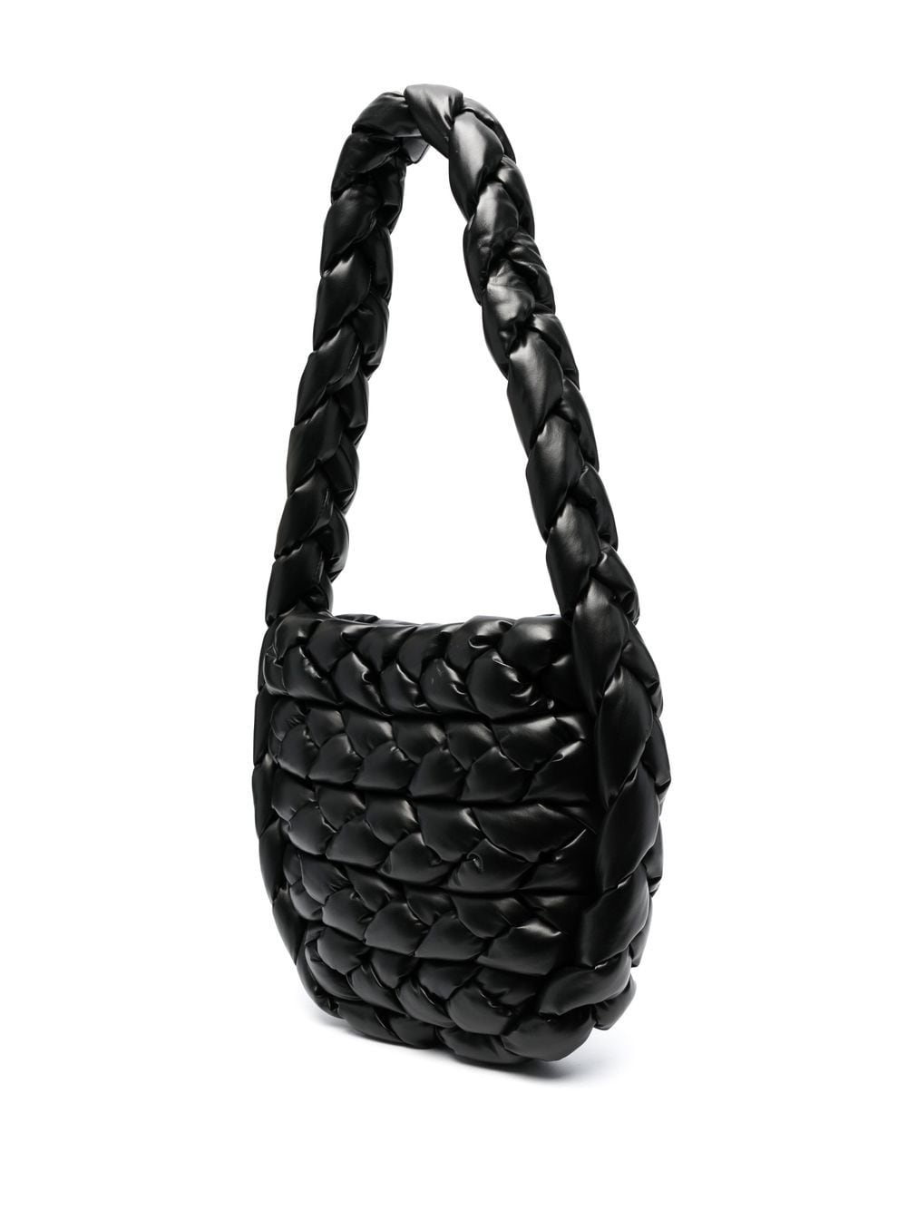 PERNILLE BRAIDED MESSENGER BAG BLK