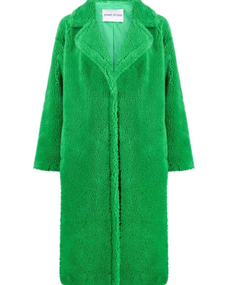 MARIA SINGLE-BREASTED COAT 560 BRI GRN