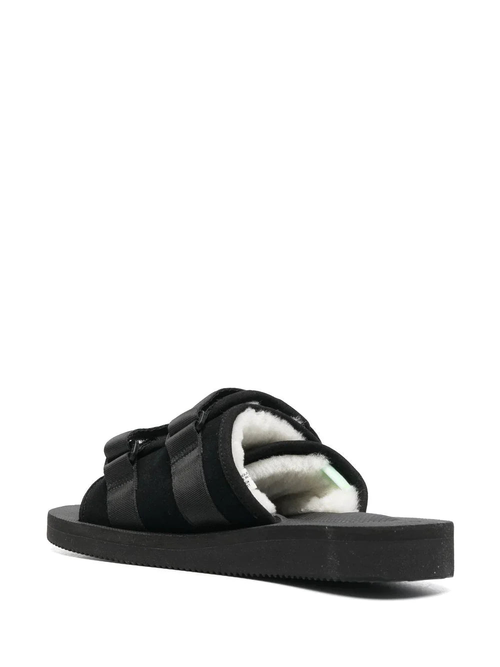 SUICOKE MOTO-MAB TOUCH-STRAP SANDALS BLK.