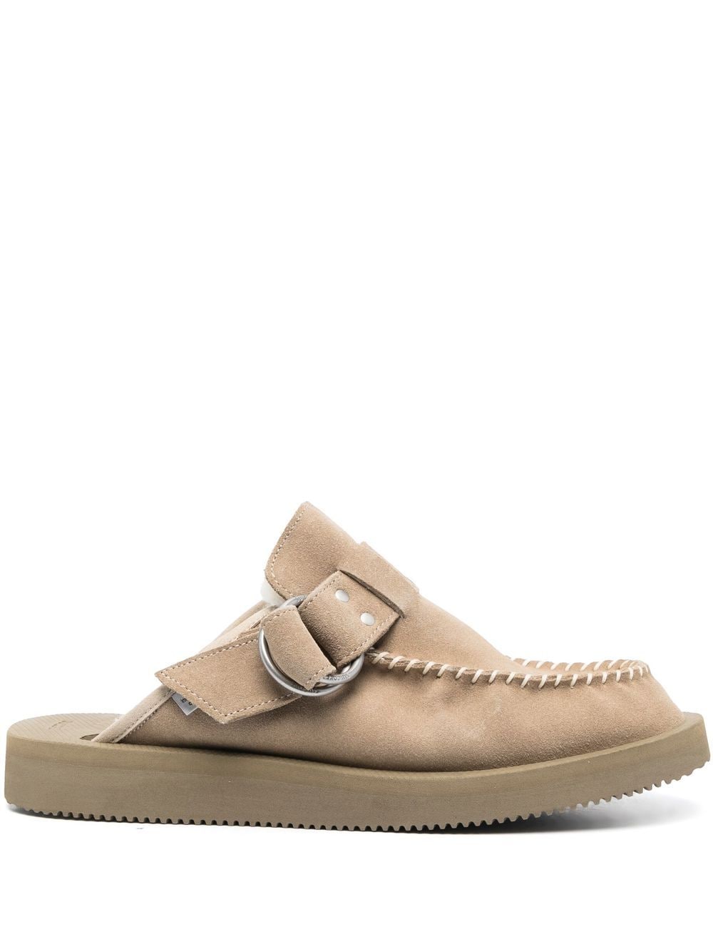 SUICOKE LEMI-MAB SHEARLING-LINED SLIPPERS TAU