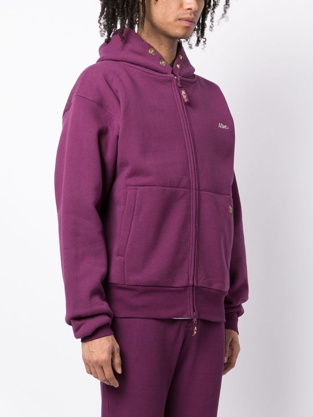 ABC.123. DBL WEIGHT ZIP UP HOODIE