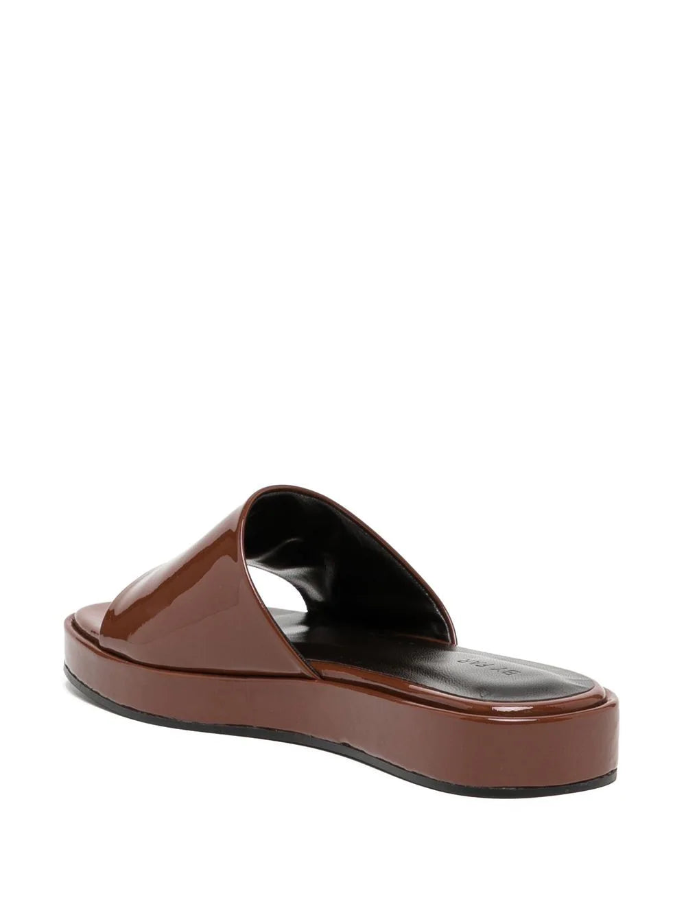 SHANA CHOCOLATE PATENT LEATHER SANDALS CHO