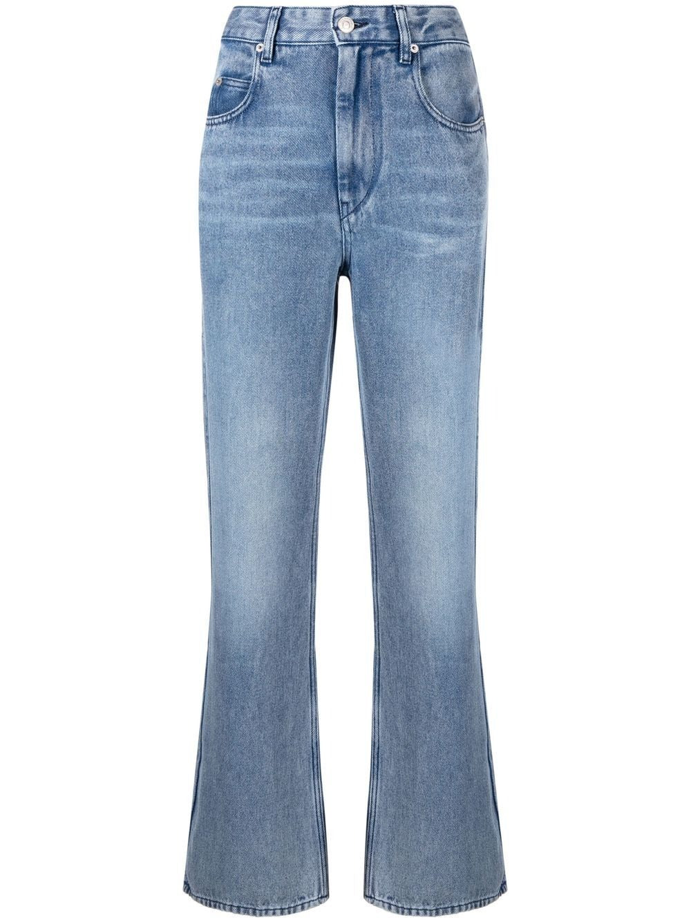 BELVIRA MID-RISE STRAIGHT-LEG JEANS