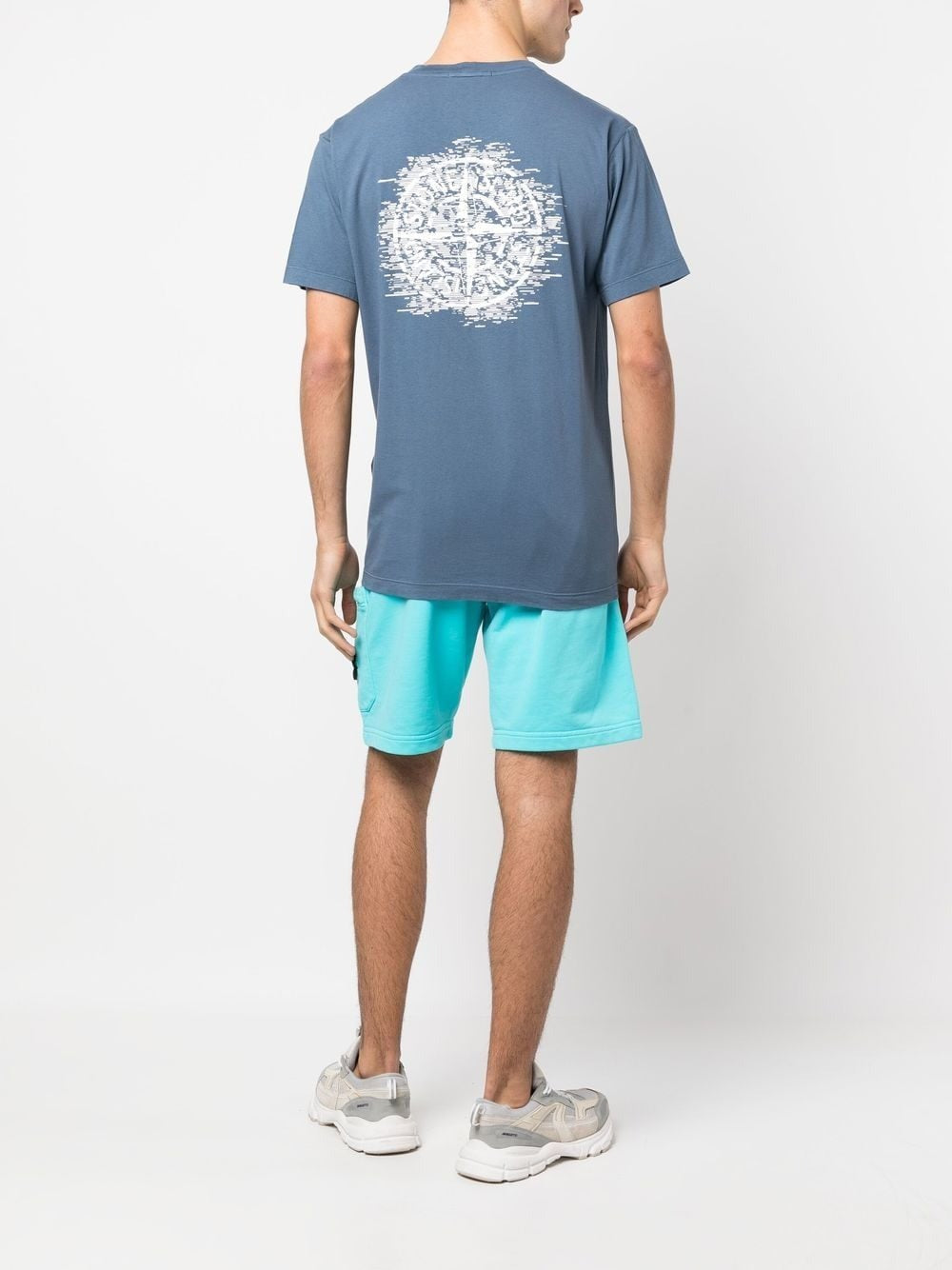 STONE ISLAND LOGO-PRINT SHORT-SLEEVE T-SHIRT