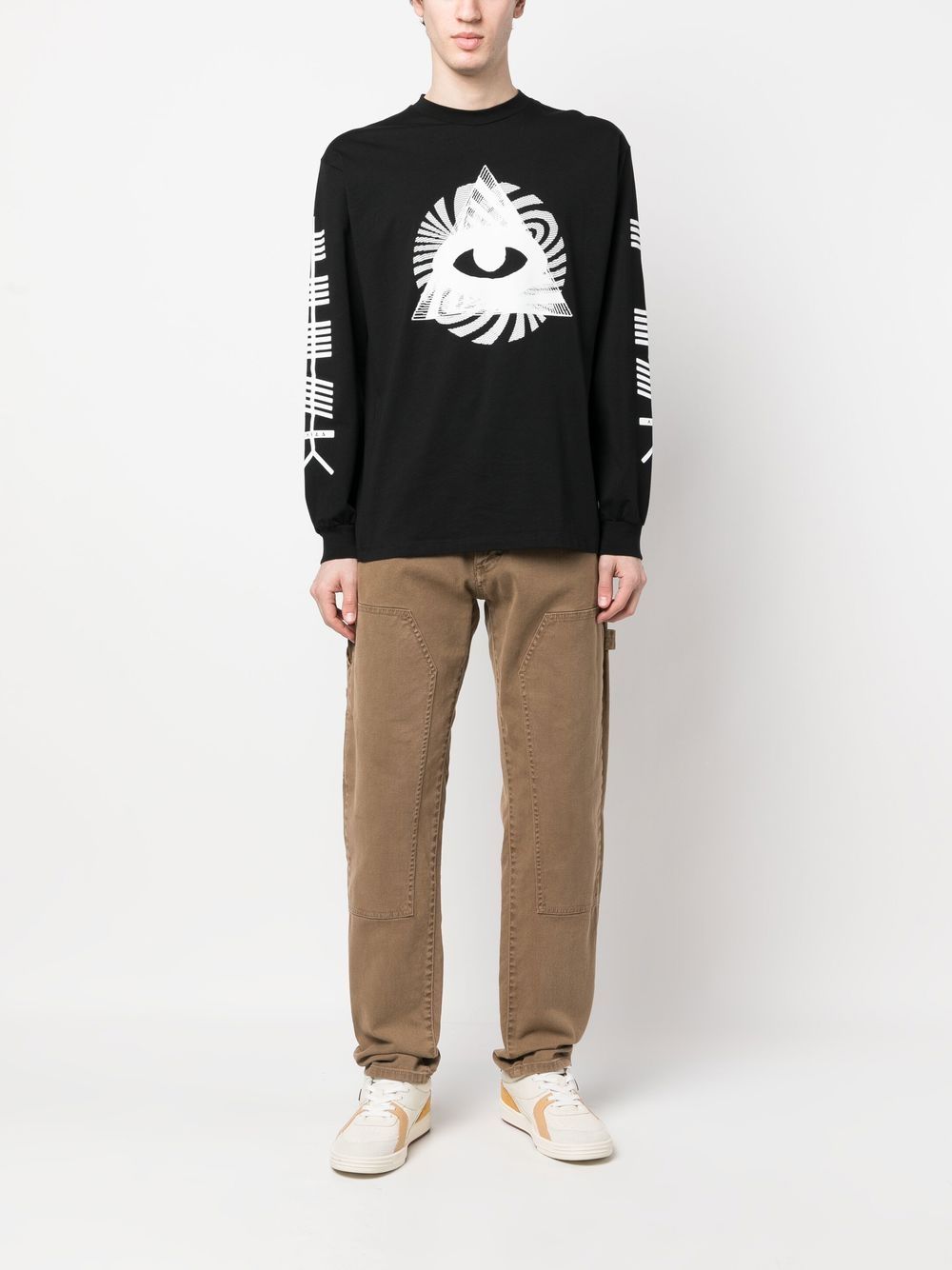 GRAPHIC-PRINT LONG-SLEEVE T-SHIRT