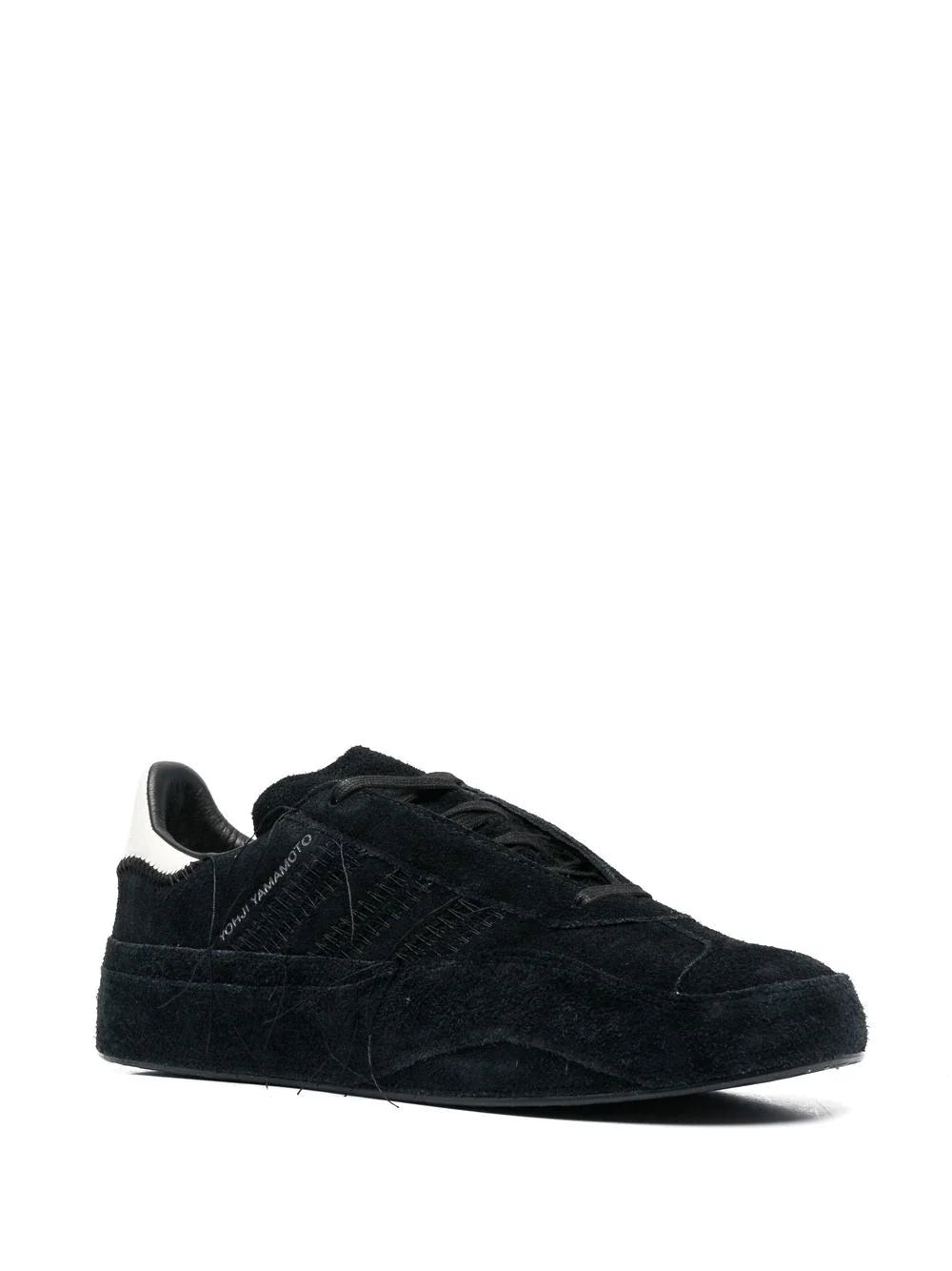 Y-3 GAZELLE SUEDE SNEAKERS BLK