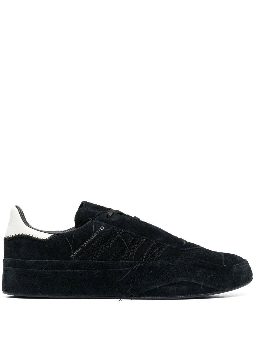 Y-3 GAZELLE SUEDE SNEAKERS BLK