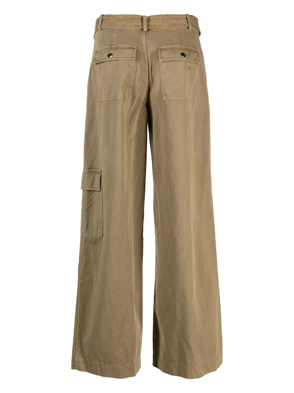 BRAYDEN BELTED COTTON TROUSERS ROSM