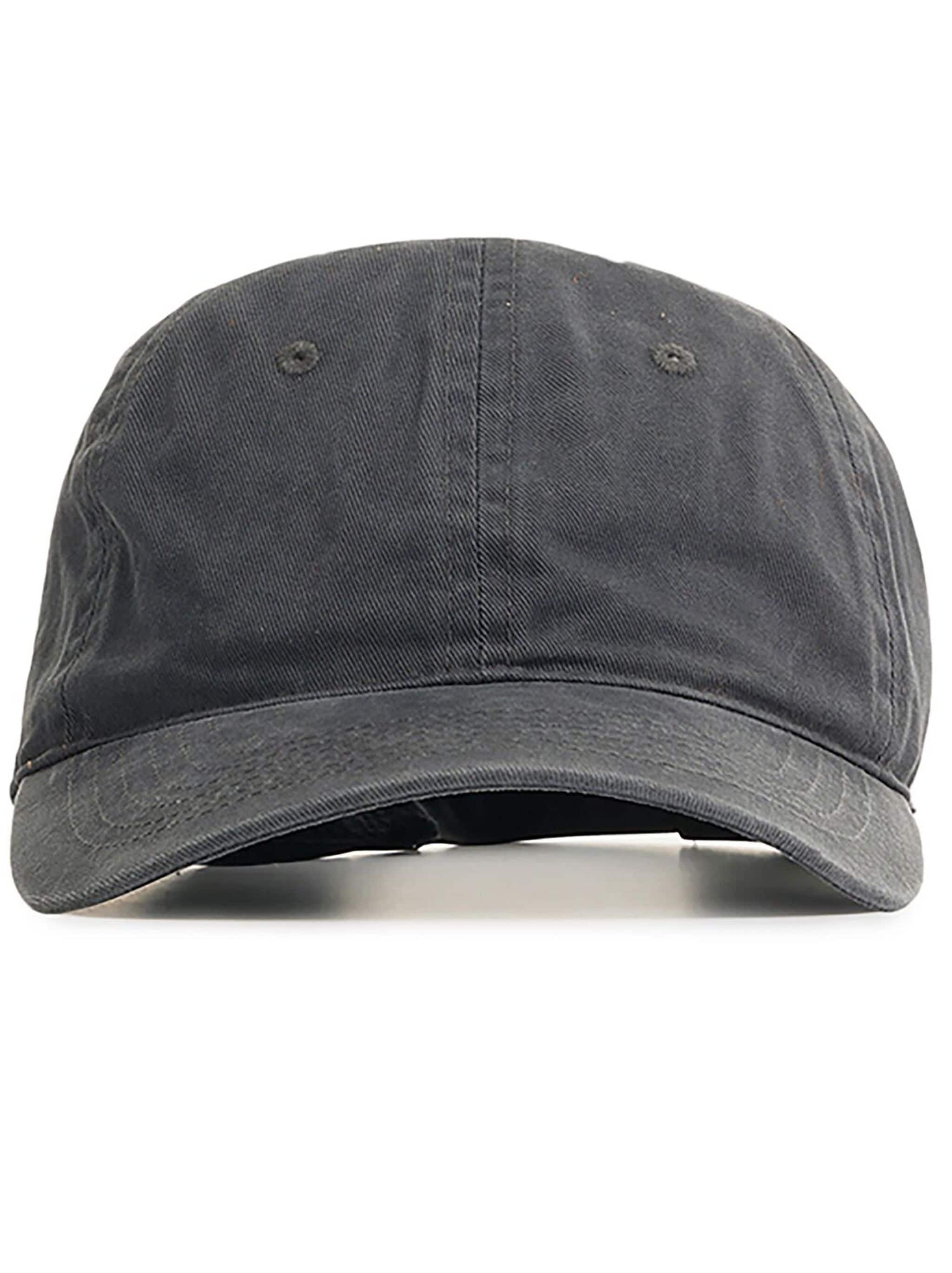 WASHED-DENIM COTTON CAP