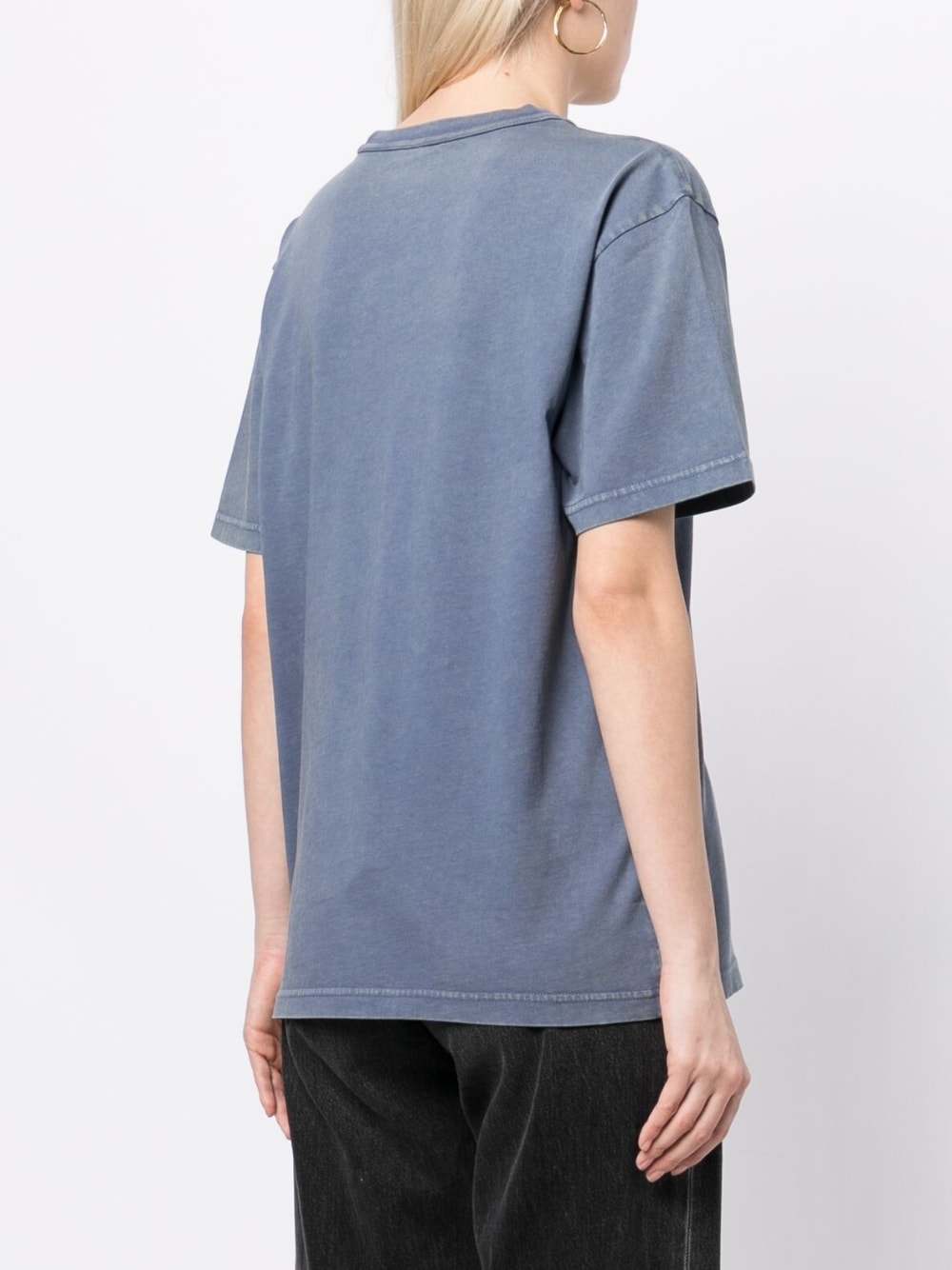 ESSENTIAL JSY SS TEE W/ PUFF LOGO & BOUND NECK