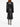 E/L GEOMETRY FAUX-LEATHER BELTED TRENCH COAT