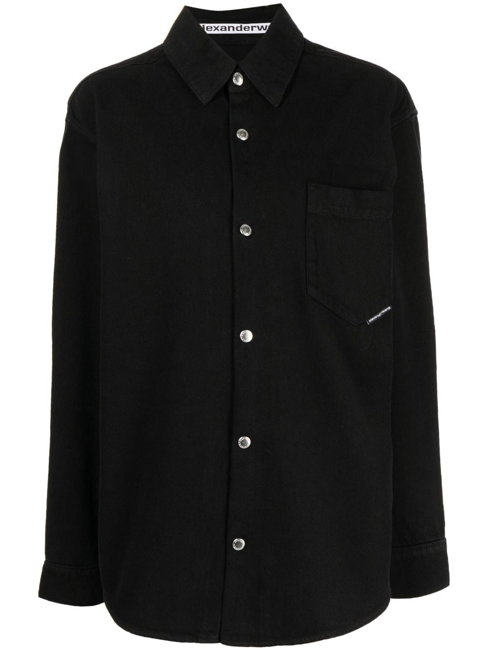 DRAPEY TWILL OVERSIZED SHIRT