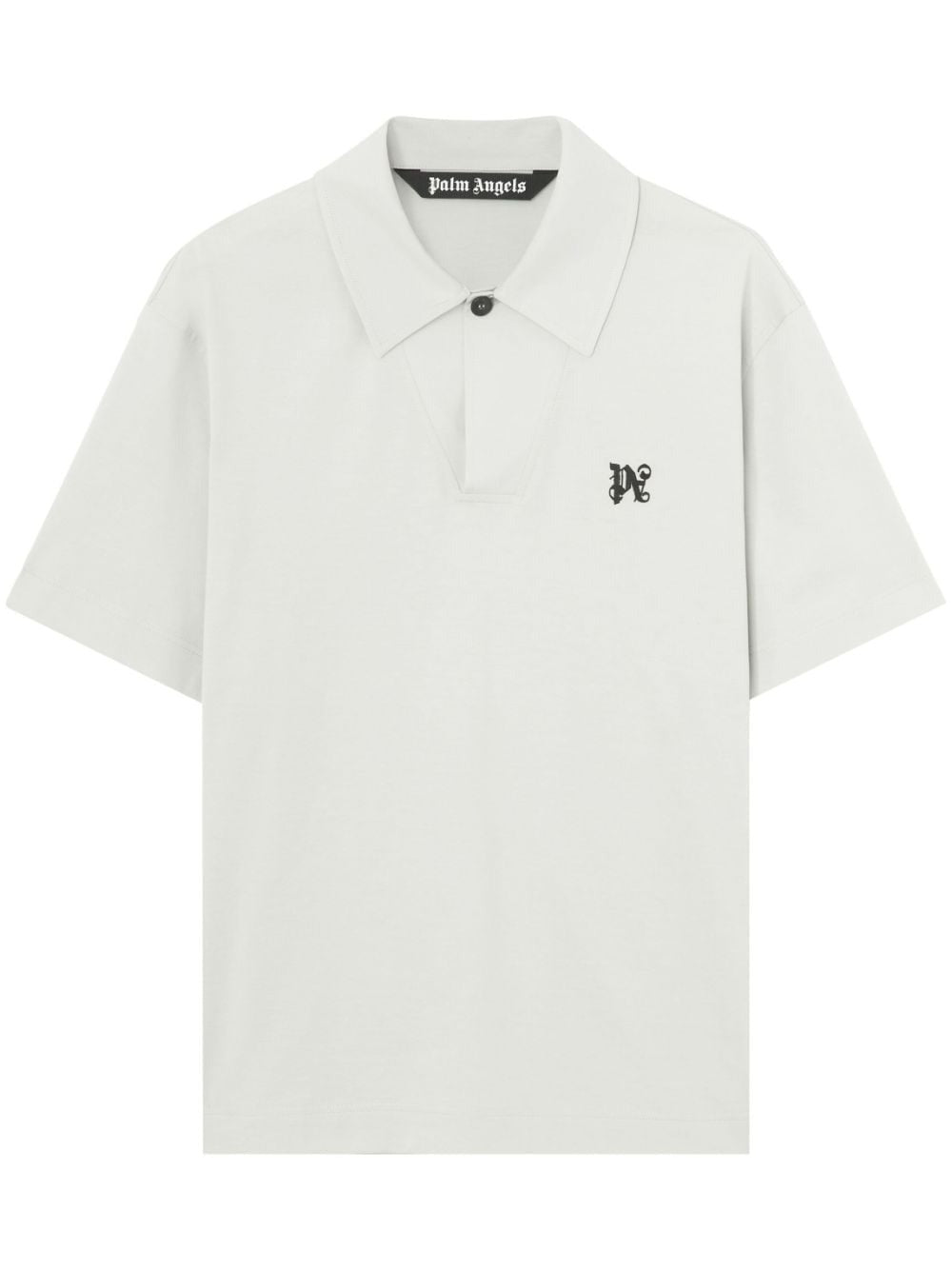 PA MONOGRAM 1 BUTTON POLO S/S SHIRT