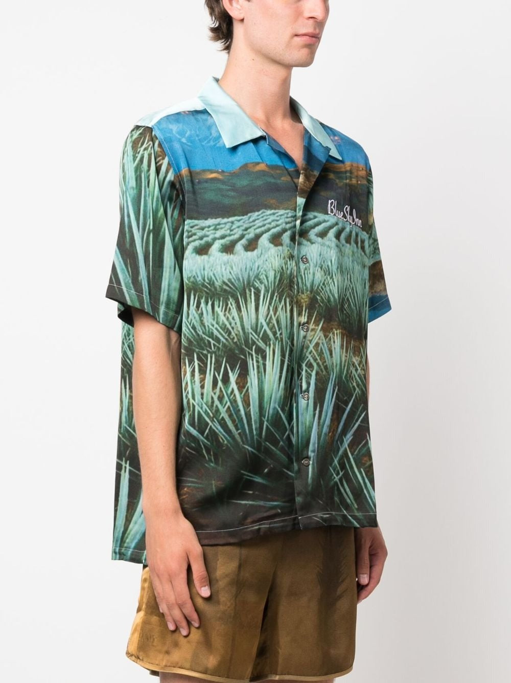 AGAVE GRAPHIC-PRINT SHORT-SLEEVE SHIRT