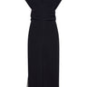 ROSA COWL-NECK CREPE MAXI DRESS