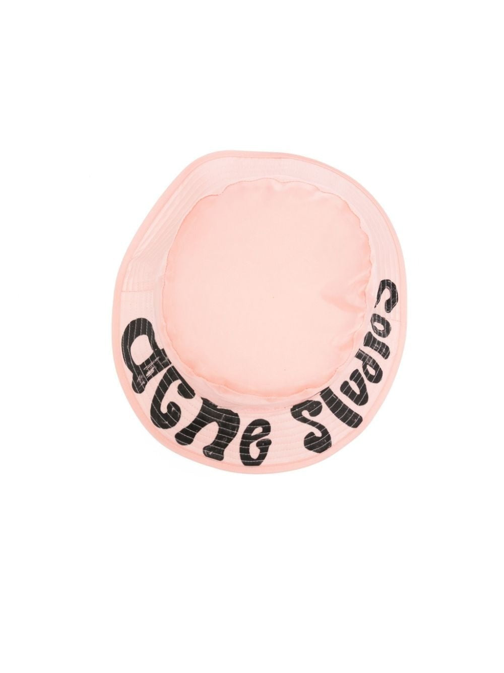 ACNE STUDIOS LOGO-PRINT BUCKET HAT