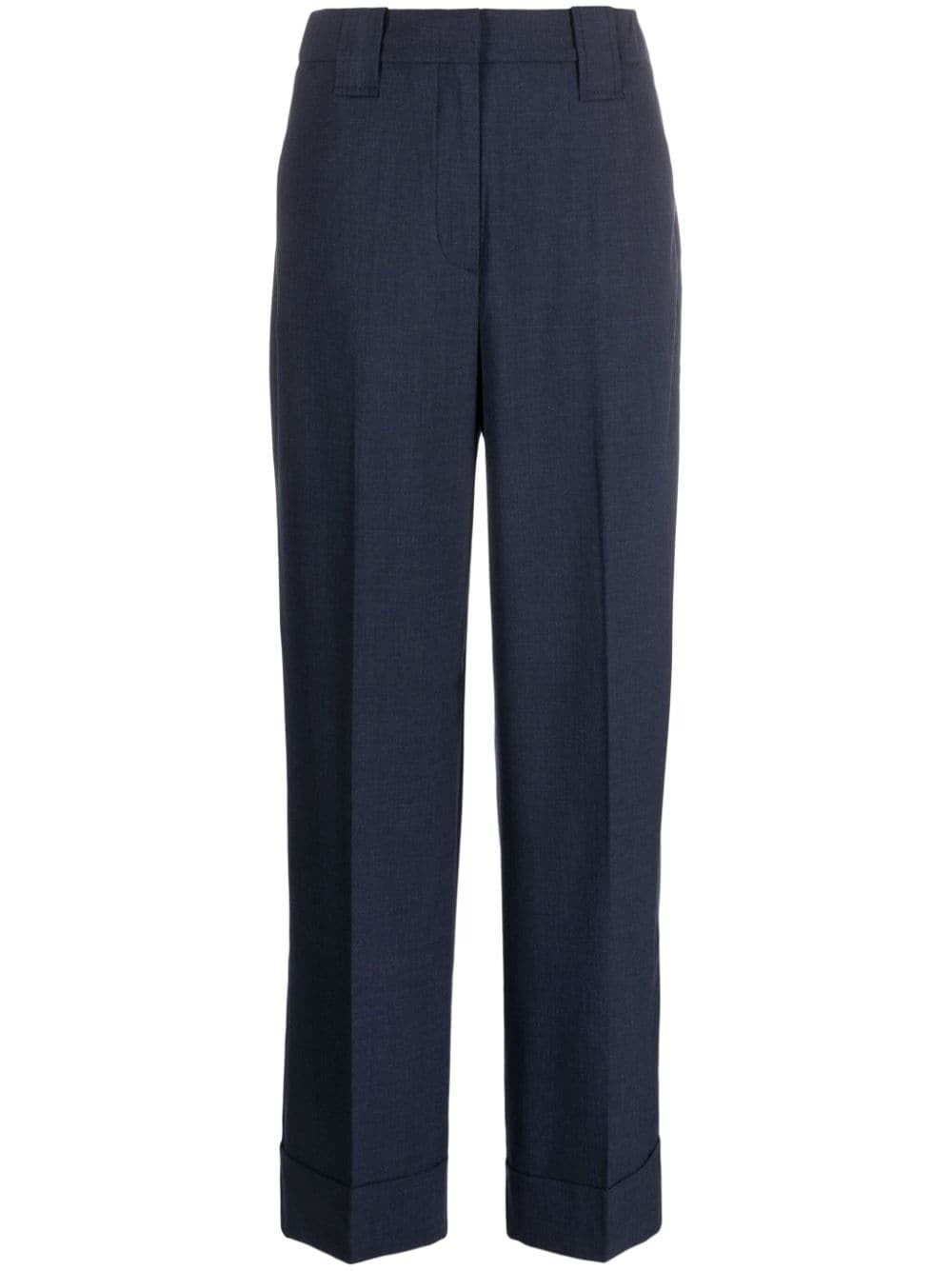 DRAPEY MELANGE TROUSERS