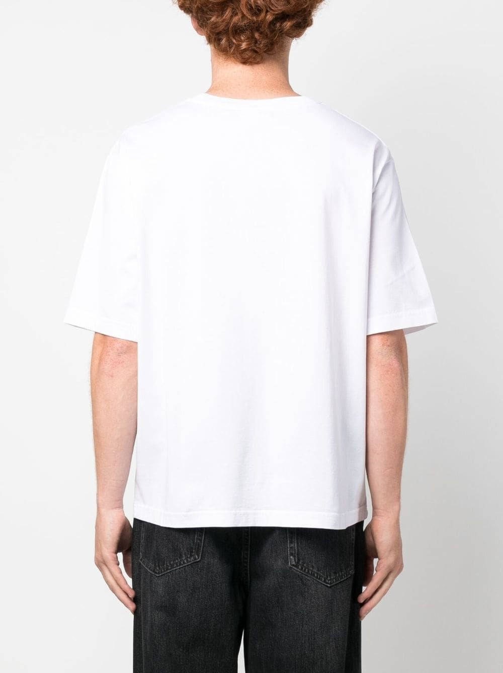 LOGO-PATCH COTTON POCKET T-SHIRT