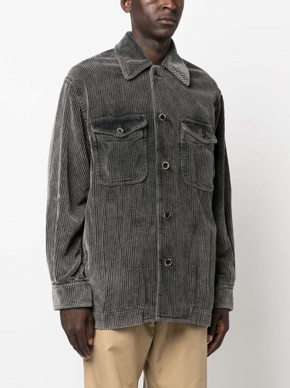 JAVARI CORDUROY BUTTON-UP SHIRT JACKET