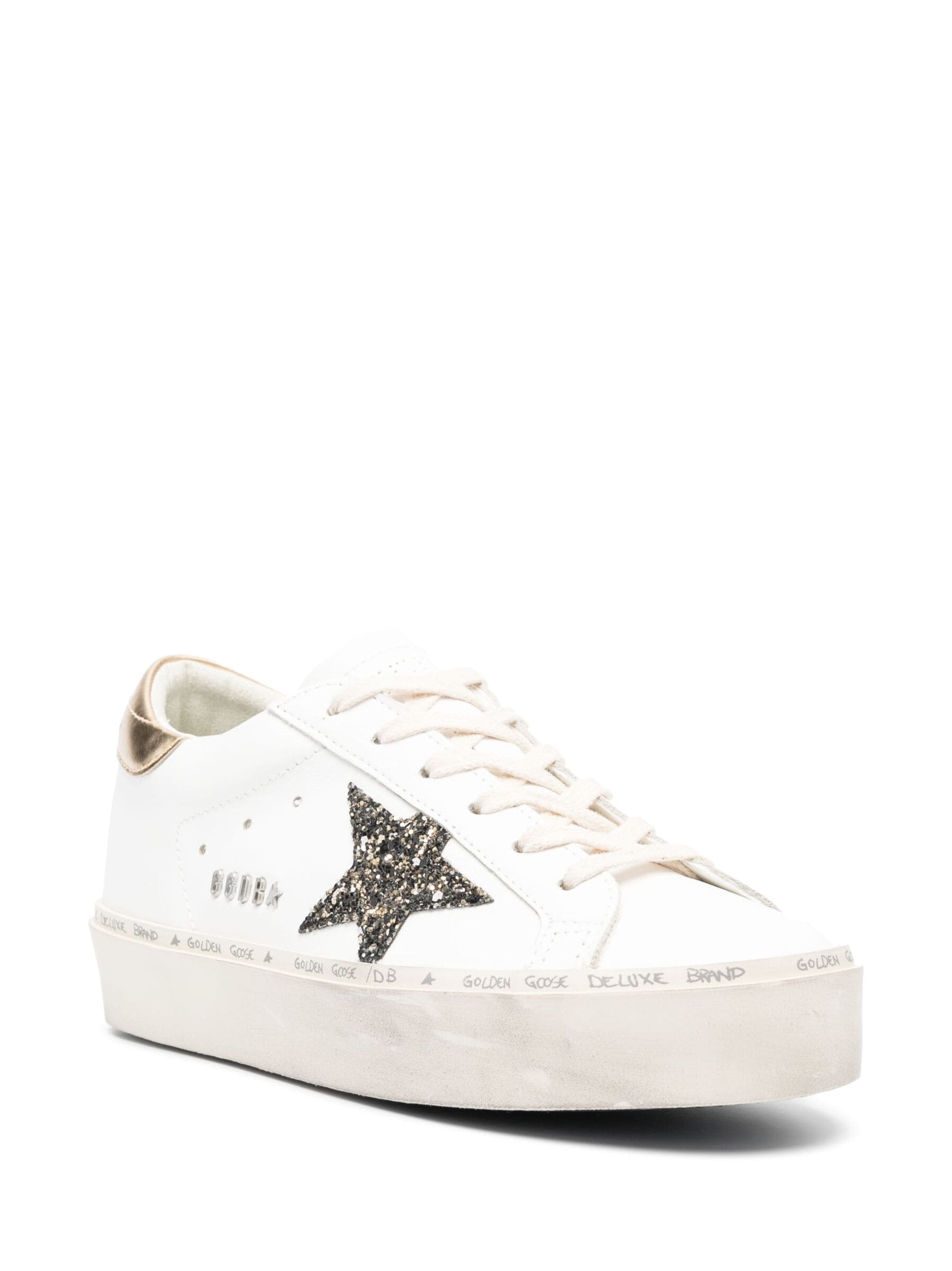 HI STAR STAR PATCH DETAIL LOW-TOP SNEAKERS