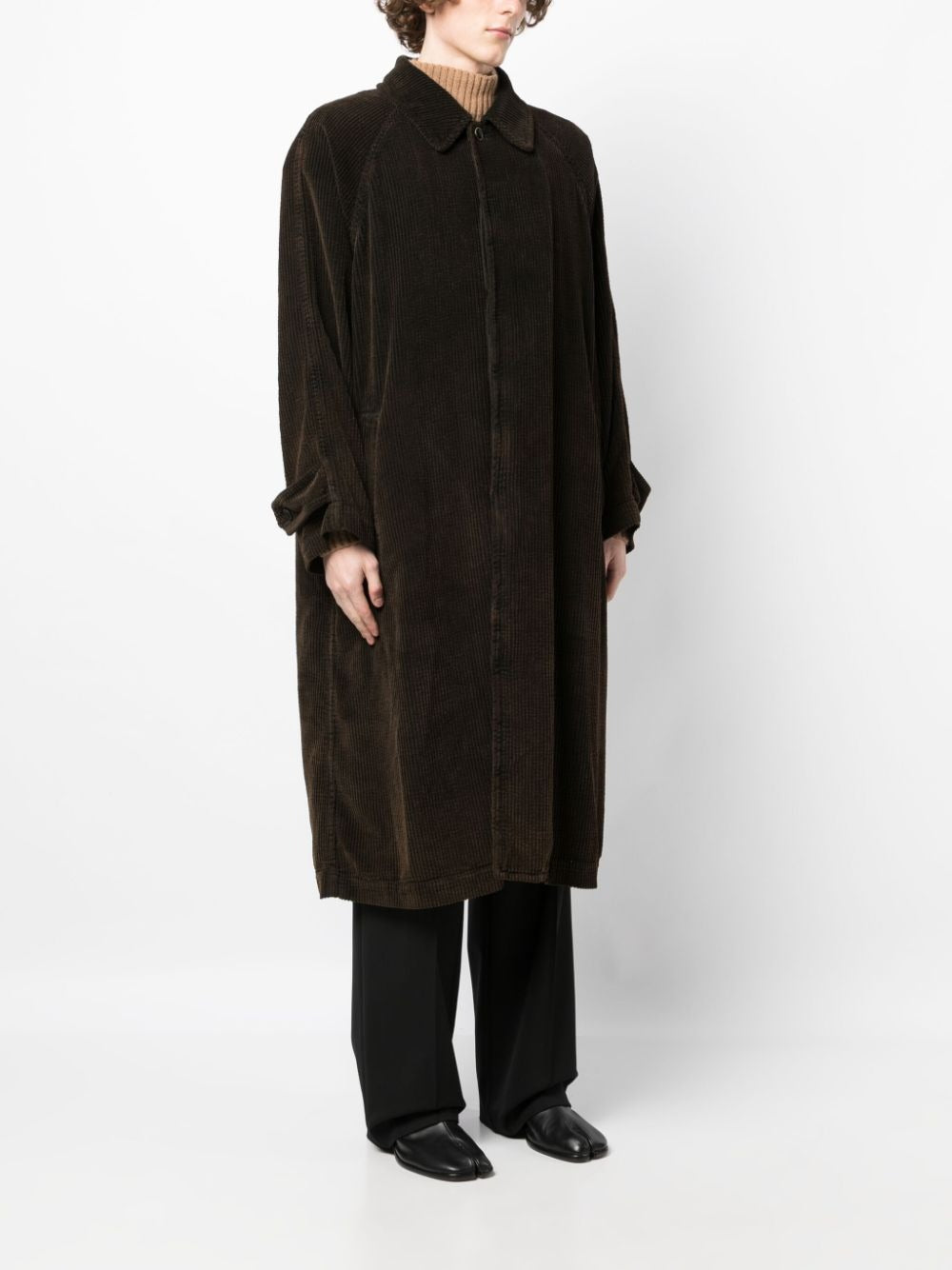 CARLO SINGLE-BREASTED COTTON COAT