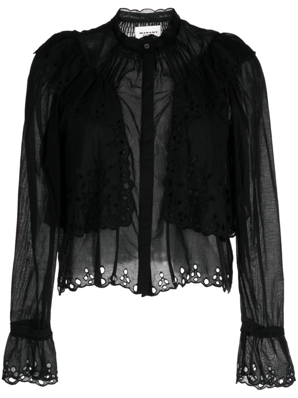 KELMON BRODERIE-ANGLAISE BLOUSE