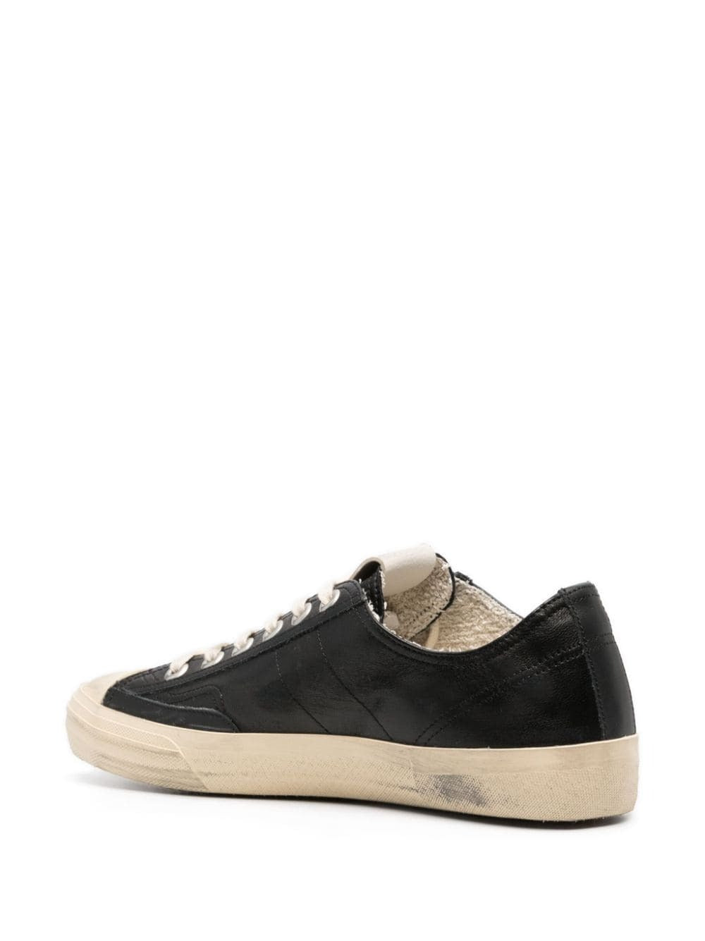 V-STAR TOE LEATHER STAR AND LIST SNEAKERS