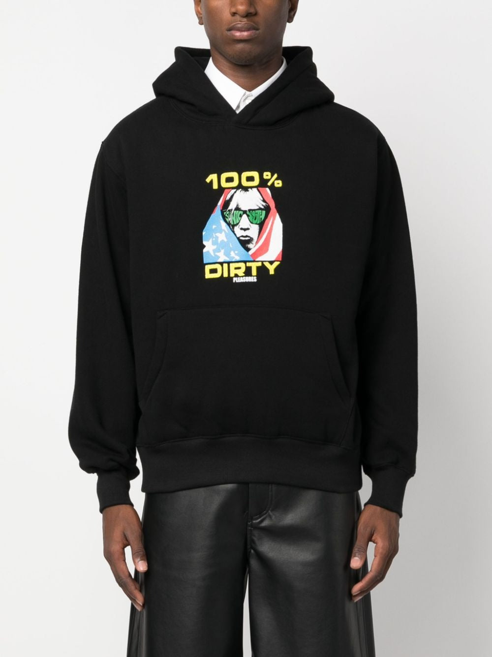 SONIC YOUTH 100% DIRTY GRAPHIC-PRINT HOODIE