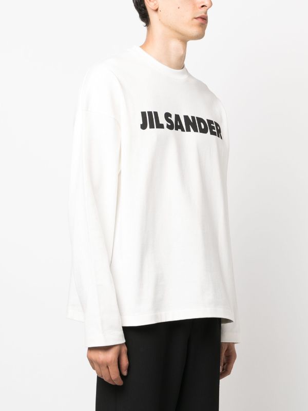 LOGO-PRINT COTTON LONG SLEEVES T-SHIRT