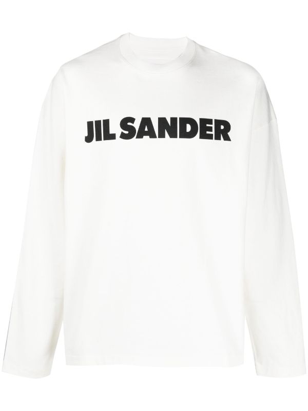 LOGO-PRINT COTTON LONG SLEEVES T-SHIRT