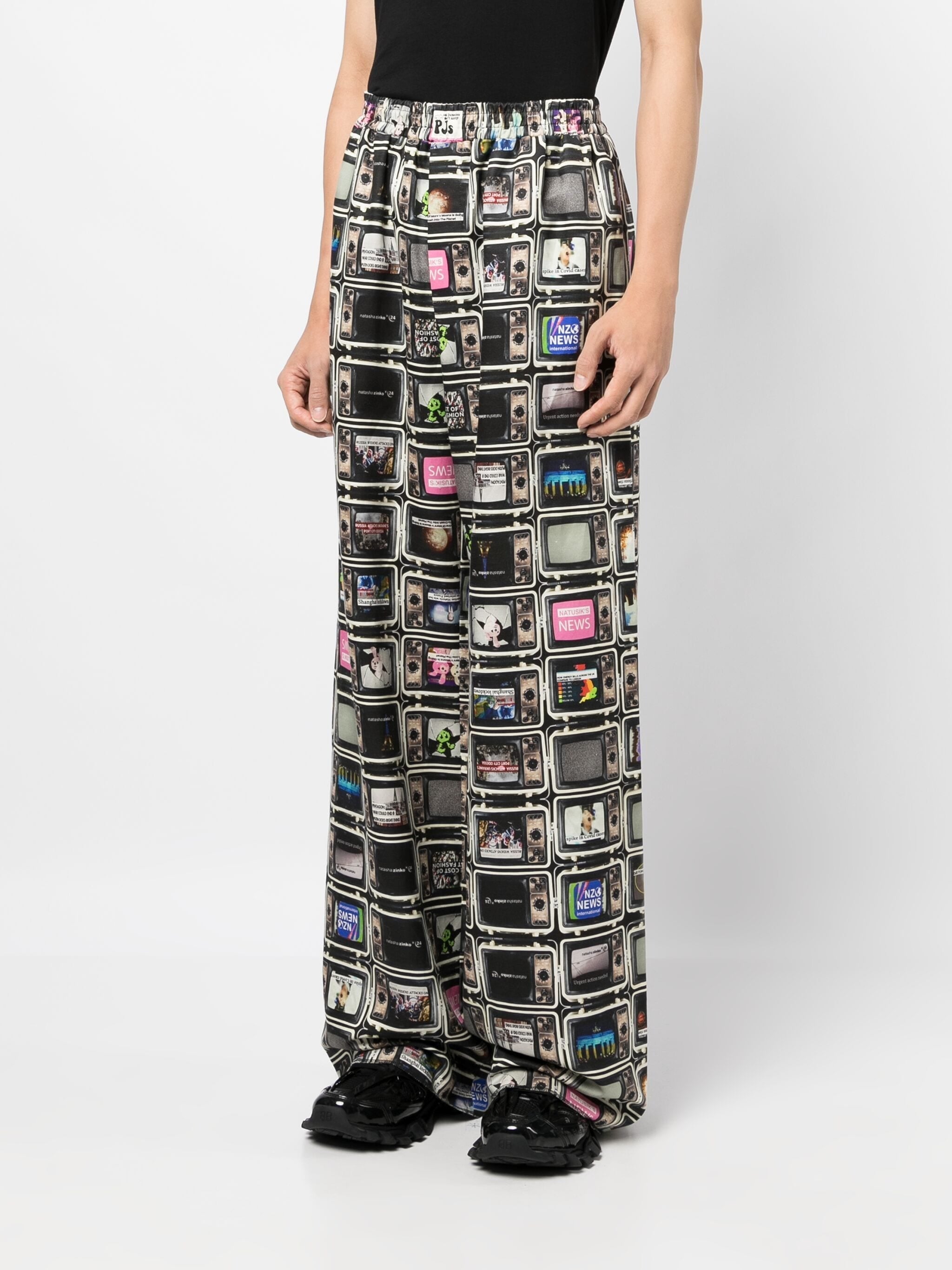 TV PRINT PYJAMA PANTS