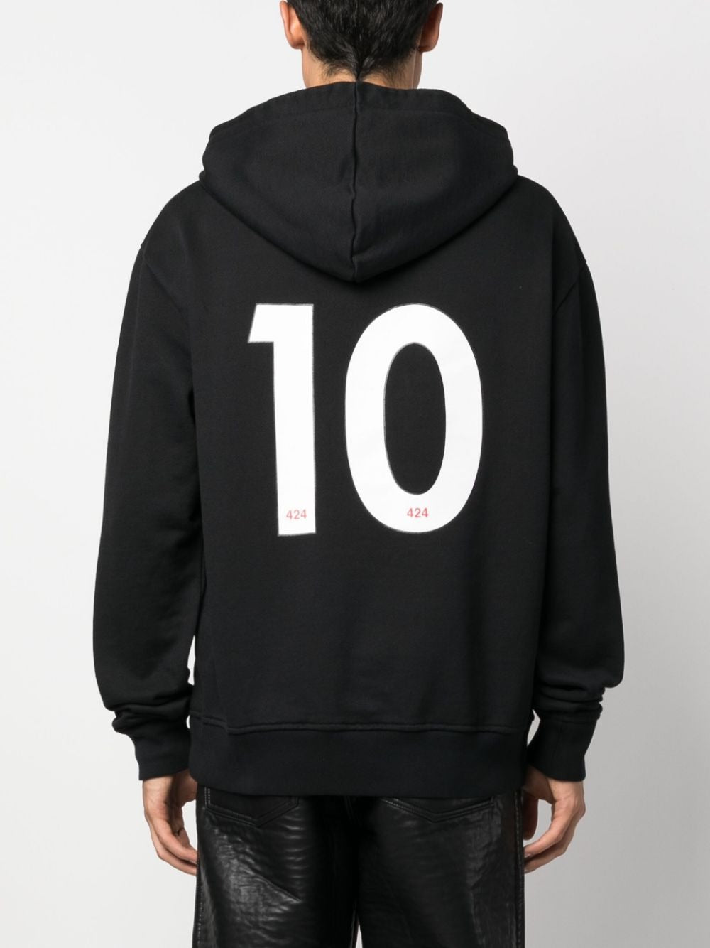 10 GRAPHIC-PRINT COTTON HOODIE