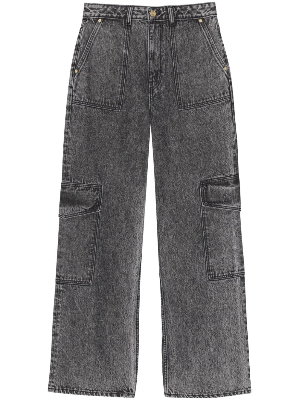 MID-RISE WIDE-LEG JEANS